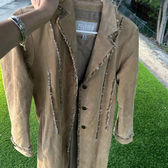 Stunning vintage light weight leather suede - Picture 2 of 9